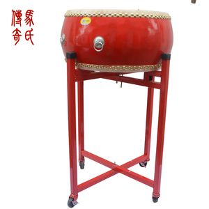 马氏传奇14寸扁鼓鼓架1.4尺威风鼓鼓架金属鼓架可推动鼓架