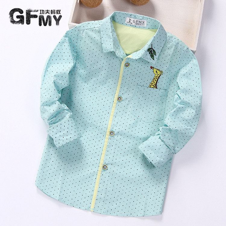 Chemise garcon à manche longue - Ref 2074097 Image 3