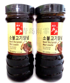 韩国食品 辣仔烤肉酱 牛肉酱 腌肉酱 840g 韩式烤肉蘸料专用