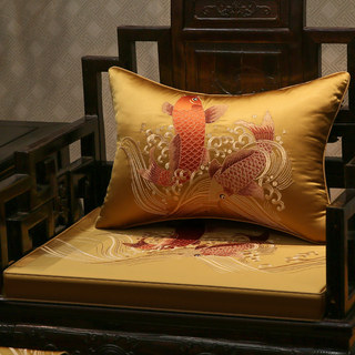 高档中式红木家具坐垫套罩实木沙发垫带靠背可拆洗圈椅罗汉床垫子