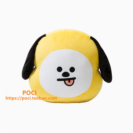 新韩国正品 BTS 防弹少年团 BT21 抱枕 毛绒靠枕坐垫公仔玩偶娃娃