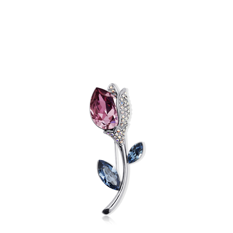 Broche femme en Cristal Swarovski Elements - Ref 1177310 Image 5