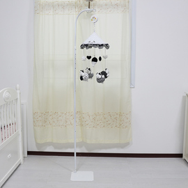 新生婴儿床铃支架可调节高度，立式支架蚊帐支架落地支架挂床铃支架