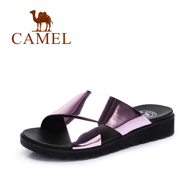 Sandales femme CAMEL   en fibre superfine - Ref 2673558 Image 2