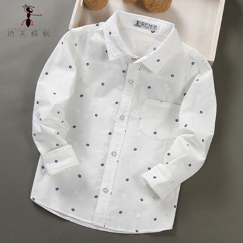 Chemise garcon à manche longue - Ref 2073150 Image 4