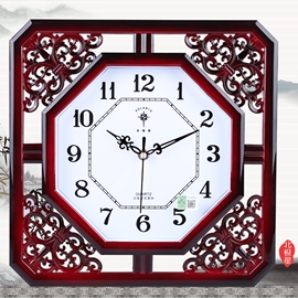 北极星挂钟经典时钟雕花镂空客厅卧室创意时尚简约静音钟表