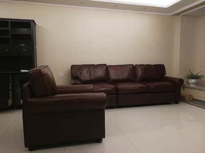 意舍美式牛皮1+2+3组合大真皮沙发怎么样？（已有万人评价）质量见真章