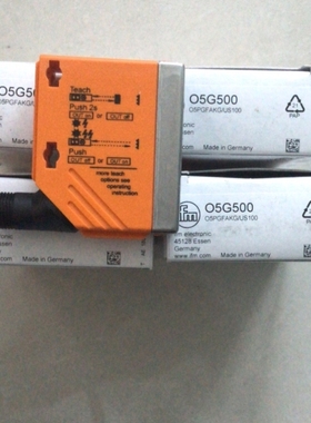 议价O5G500 O5PGFAKG/US100 德国IFM检测透明物体的镜面反射传感