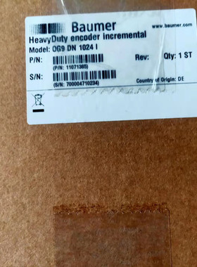 议价德国堡盟Baumer编码器OG9 DN 1024I