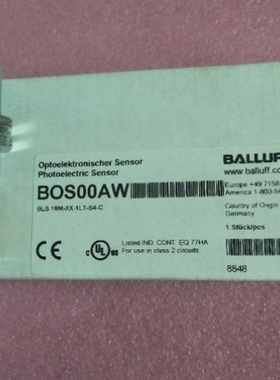 议价正品巴鲁夫BALLUFF BLS 18M-XX-1LT-S4-C BOS00AW