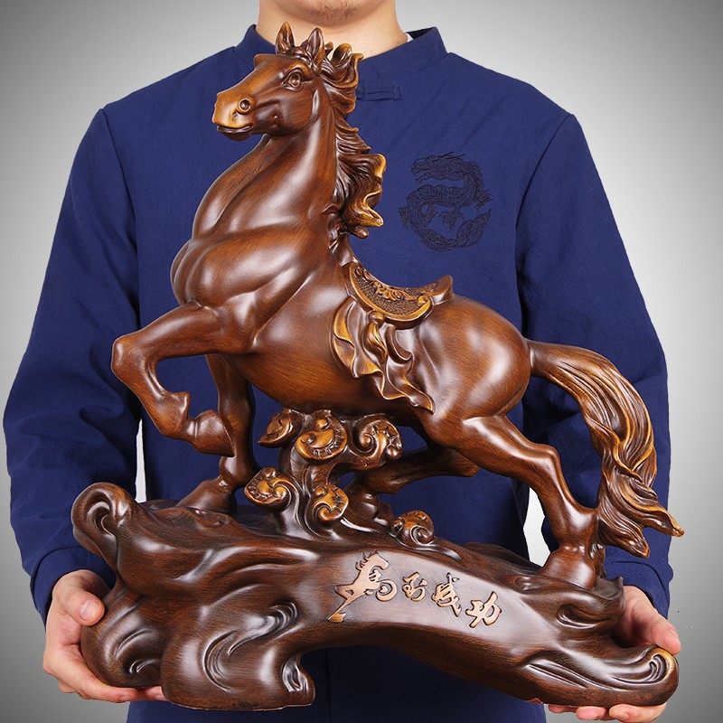 马摆件马到成功生肖招财家居客厅装饰品电视柜酒柜办公室桌面礼品,家居饰品,装饰摆件,淘宝优惠券,粉丝福利购,淘宝优惠卷