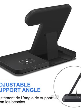 15W Qi Wireless Charger Stand for iPhone 13 12 11 XS XR X 8