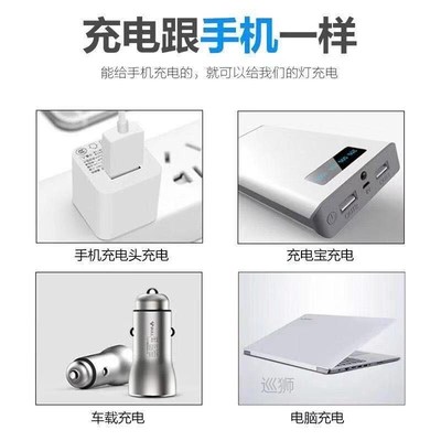 LED rechargeable super bright mobile emergency light bulb fo