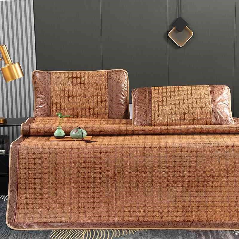 凉席藤席夏季双人草席子夏天家用竹席冰丝席三件套单人宿舍单人席,床上用品,藤席,淘宝优惠券,粉丝福利购,淘宝优惠卷