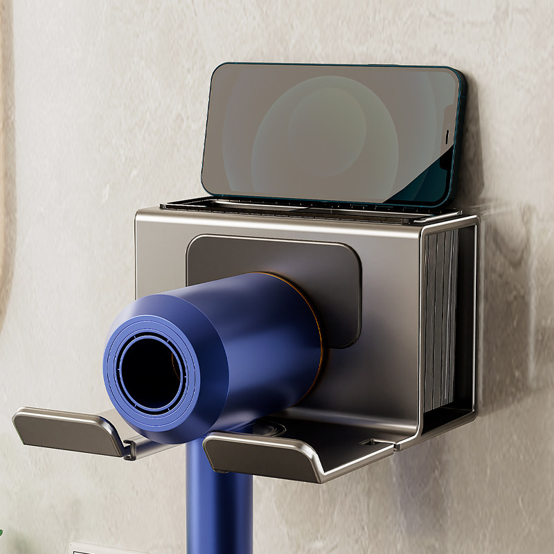 吹风机支架吹风机置o物架化妆室免打孔徕芬吹风机壁挂式浴室挂架,家庭/个人清洁工具,吹风机置物架,淘宝优惠券,粉丝福利购,淘宝优惠卷