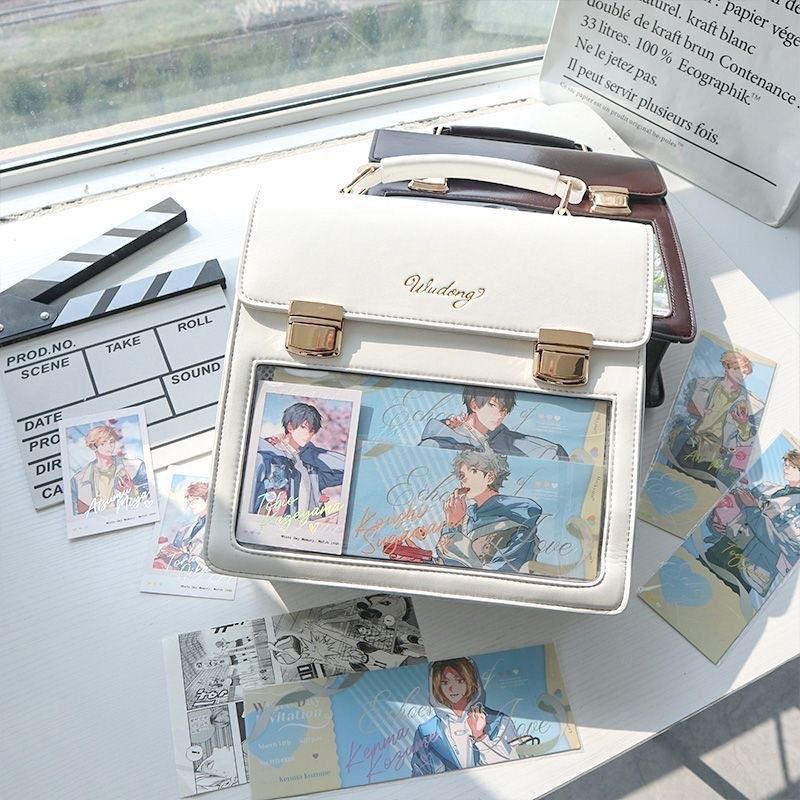 2024新款日常百搭透明单肩斜挎包双肩痛包吧唧包女【 焦糖方巧】,箱包皮具/热销女包/男包,小方包,淘宝优惠券,粉丝福利购,淘宝优惠卷