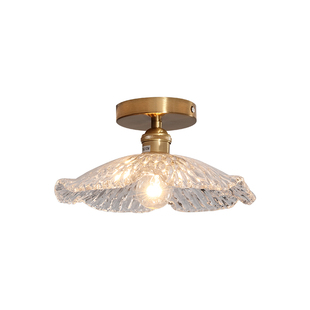 阳台灯北欧过道走廊n连廊简约室内玄关入户花园进门衣帽间玻璃灯