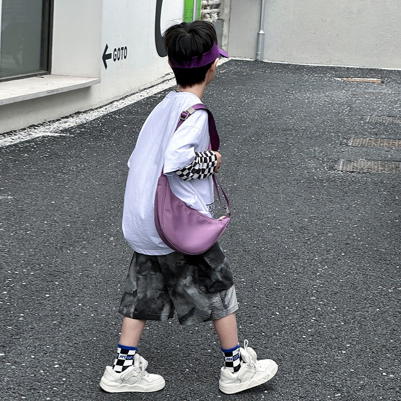 男童迷彩工装裤儿童装夏装短裤2024新款夏季夏款薄款男孩五分裤潮