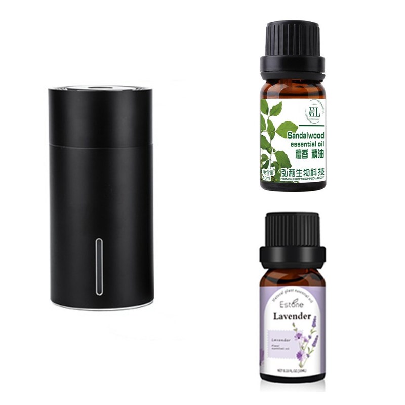 新款迷你七d彩夜灯车载加湿器 USB充电车用香薰大雾量超声波加湿