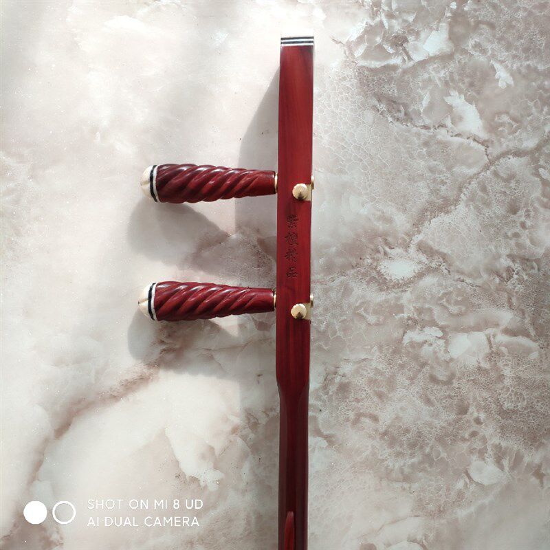 黑檀秦腔板胡g杆  黑檀平头 卷头板胡杆 扁杆子 紫檀板胡杆 促销