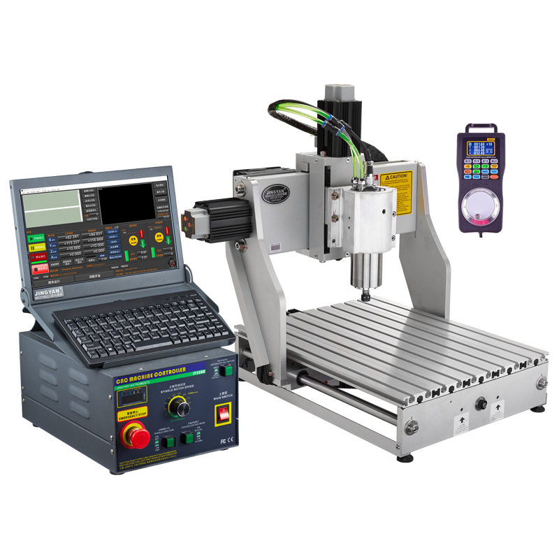 新品晶研小型cnc木工雕刻机y全自动木雕机数控玉石微型精雕机金属