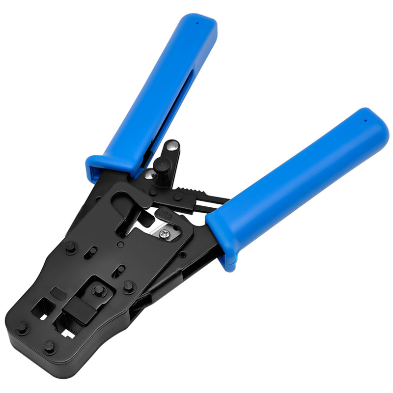 新CNCOB CN-2668双用网路线压线钳剥E剪线多功能压接钳6P电话/8P