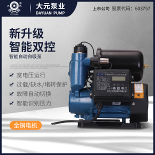 A1智能新型全自动冷热水自吸泵家用井用增压泵抽水泵管道泵 大元