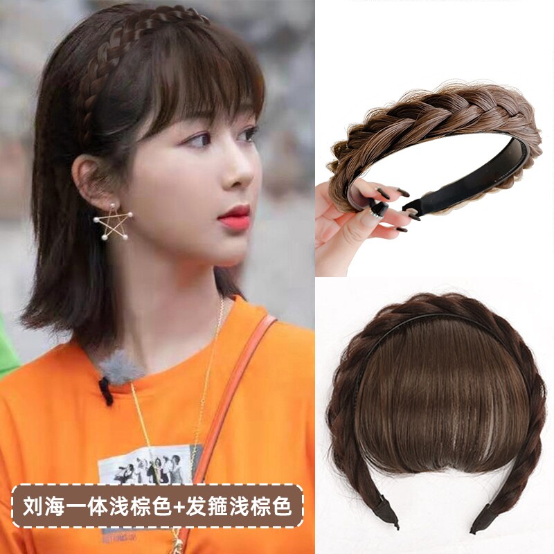 。辫麻花辫假发辫子女编织带头发的高颅顶减龄头