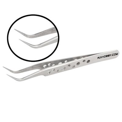 速发RJX Straight /45° Curved Stainless Steel Pincer Tweezer