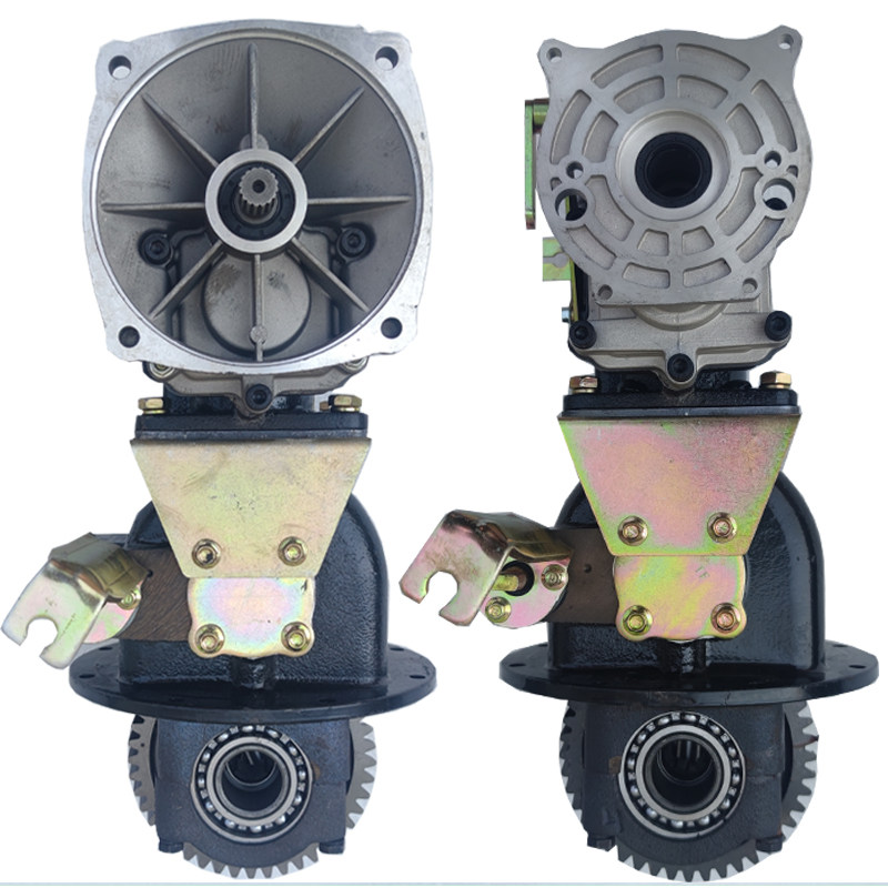 加力变档油电两用牙n包 油电混合双动力后桥齿轮箱电动三轮车改装