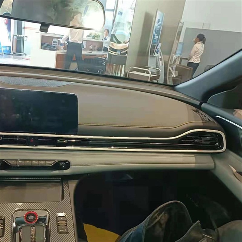 用于传祺影豹整体内拉手亮圈装饰 内门碗贴片 影豹改装件