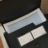 26格子风琴包加厚多层手提文件夹A4大容量高中学生试卷文件收纳袋