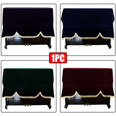 Foldable Dust Proof Anti Scratch Soft Piano Cover Washable H