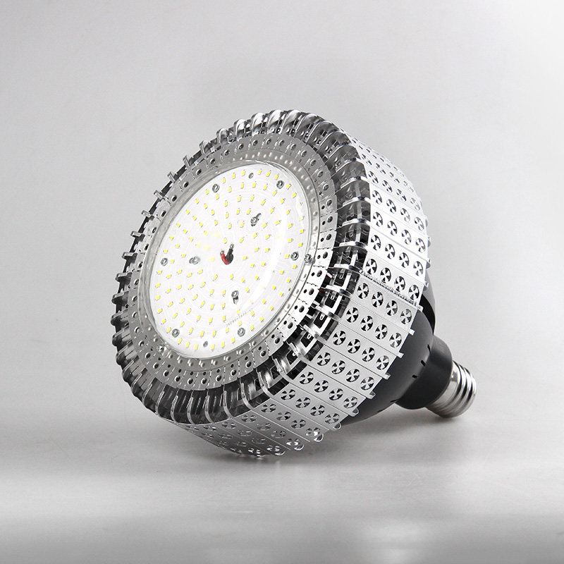 led工矿厂房灯大功率超亮仓库车间工厂照明灯罩工业吊T灯100W200