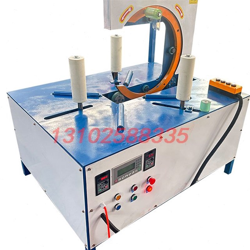 全自动环形缠绕膜打包机胶带纸箱绕膜机薄膜立式包装机长条缠绕机