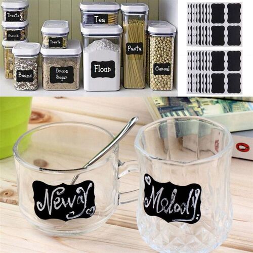 36Pcs Chalkboard Blackboard Chalk Board ers Craft Kitchen Ja