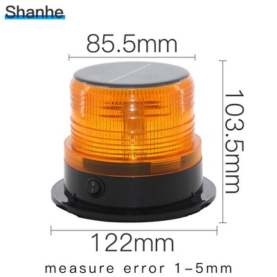 Solar energy LED klift lamp Emergency Warning Light Beacon s