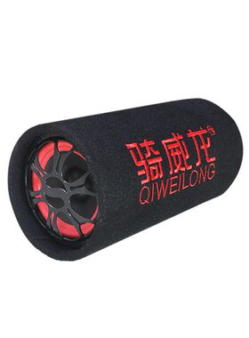 适用车载蓝牙重低音炮12V汽车摩托货车24v专用音改装无线音箱小钢