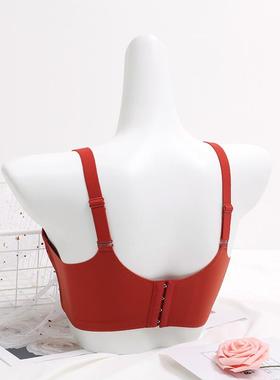 28403内衣蕾丝聚拢女士中厚文胸小胸文胸2022新款调整型内衣胸罩