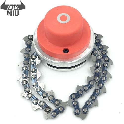 Red Nylon Universal Garden Grass Trimmer Head Coil Chain Bru
