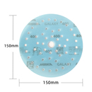 磨卡银河砂纸6寸干磨砂纸150mm植绒多孔吸尘汽车抛光片80至2000目