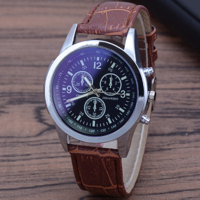 速发Fashionable casual men style and leisurely strap watch t