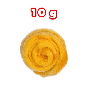 小众高货94 Colors 10g Wool Roving Fibre For Needle Felting N