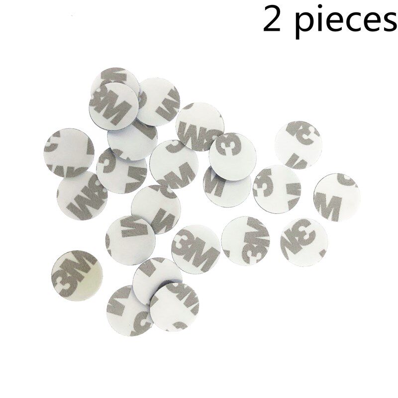 VW Emblem Badge 2 pcs 14mm White Blue Color White Black Colo
