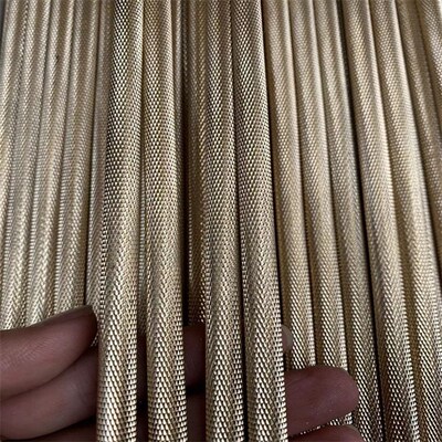 现货黄铜棒 H62l/H59黄铜滚花棒 无铅铜棒 滚花实心铜棒直纹拉花
