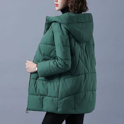 速发2023 New Women Winter Jacket Long Warm Parkas Female Thi