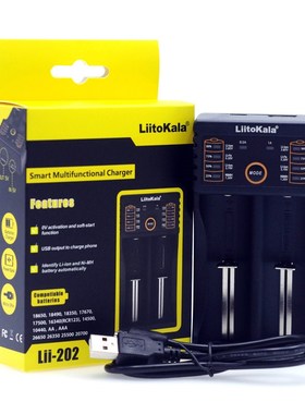 Lii402 Lii202 Lii100 LiiS1 18650 Charger 1.2V 3.7V 3.2V AA/A