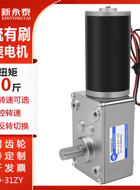 5840-31zy直流有刷减速可调速电机小马达齿轮涡轮蜗杆12v24现货