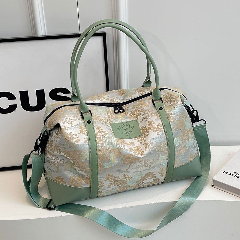 新中式国风便携旅行包女大容量手提包行李袋健身包干湿分离差旅包,箱包皮具/热销女包/男包,旅行袋,淘宝优惠券,粉丝福利购,淘宝优惠卷