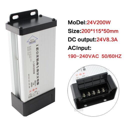 12V 24V Power Supply Rainproof Outdoor LED Driver AC 220V to
